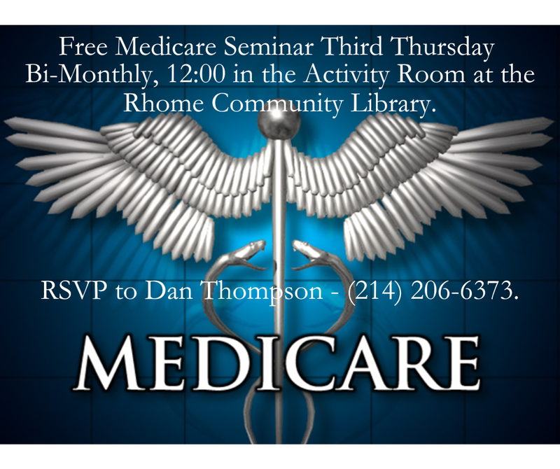 Medicare Seminar 3rd Thursday of Every Month